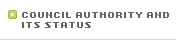 council authority and its status